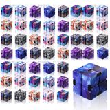 Brinquedo Sensorial Infinity Cube Chivao 48 Unidades Para Alívio Da Ansiedade