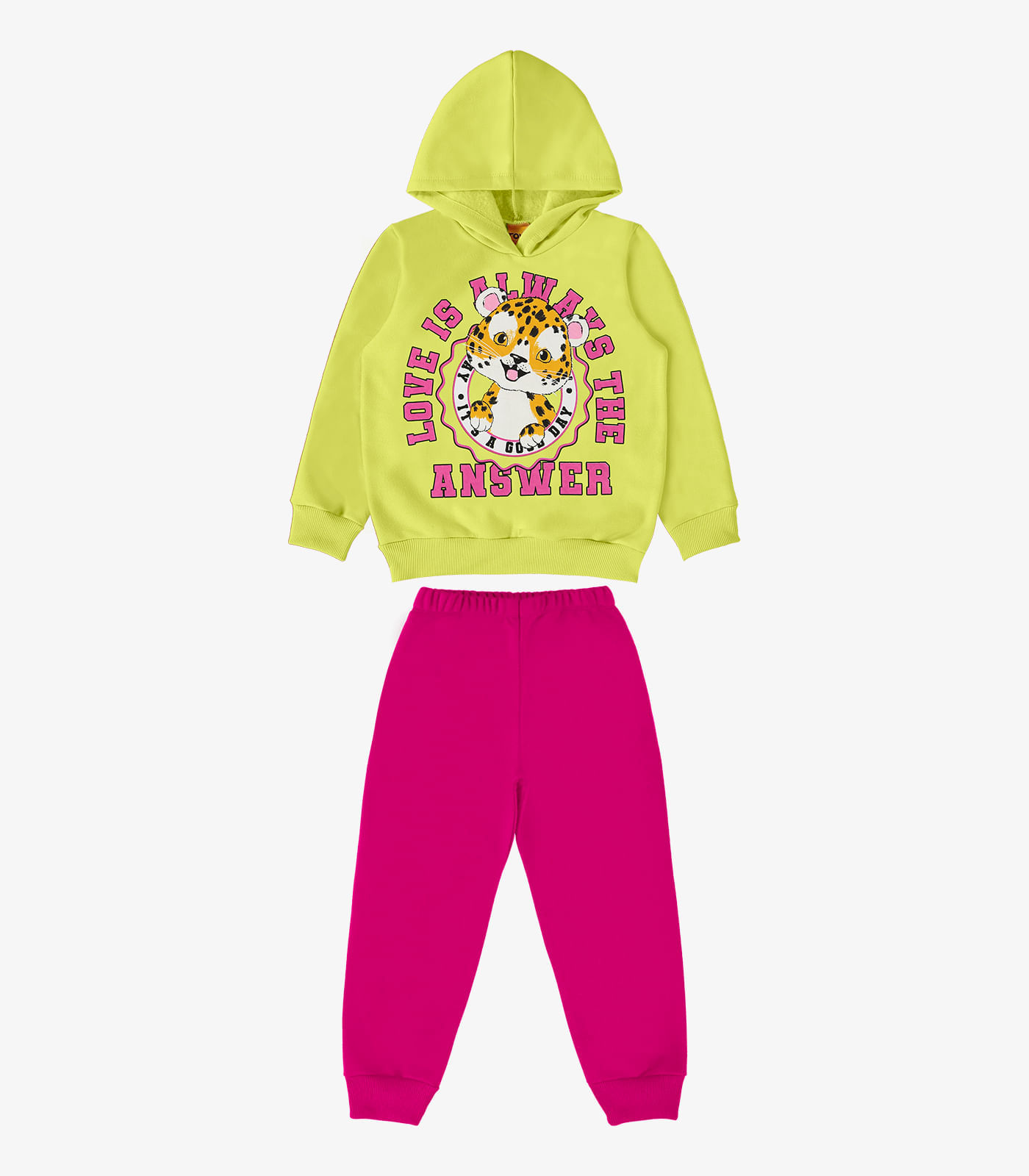 Conjunto Infantil Blusão Com Calça Rovi Kids Verde 10