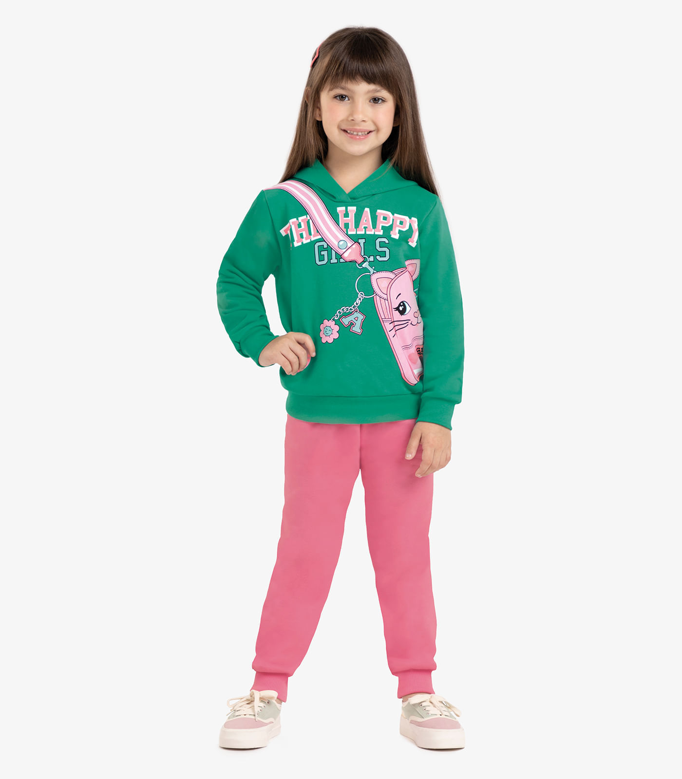 Conjunto Infantil Blusão Com Calça Rovi Kids Verde 6