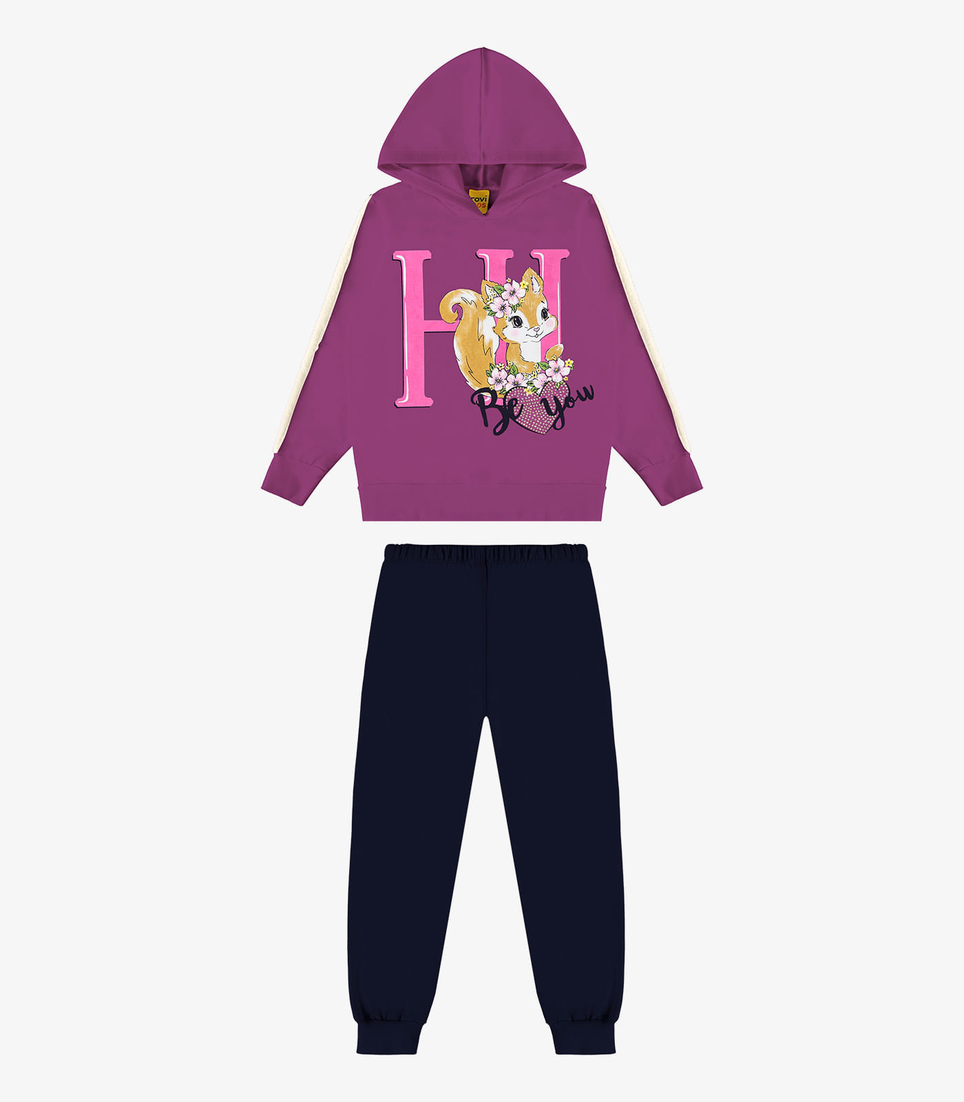 Conjunto Infantil Feminino Rovi Kids Roxo 2