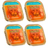 Kit Com 4 Ração Úmida Special Cat Patê Para Gatos Adultos Sabor Peixe 100g