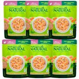 Kit Com 6 Ração Úmida Gatos Adultos Guabi Natural Frango Cereais 85g