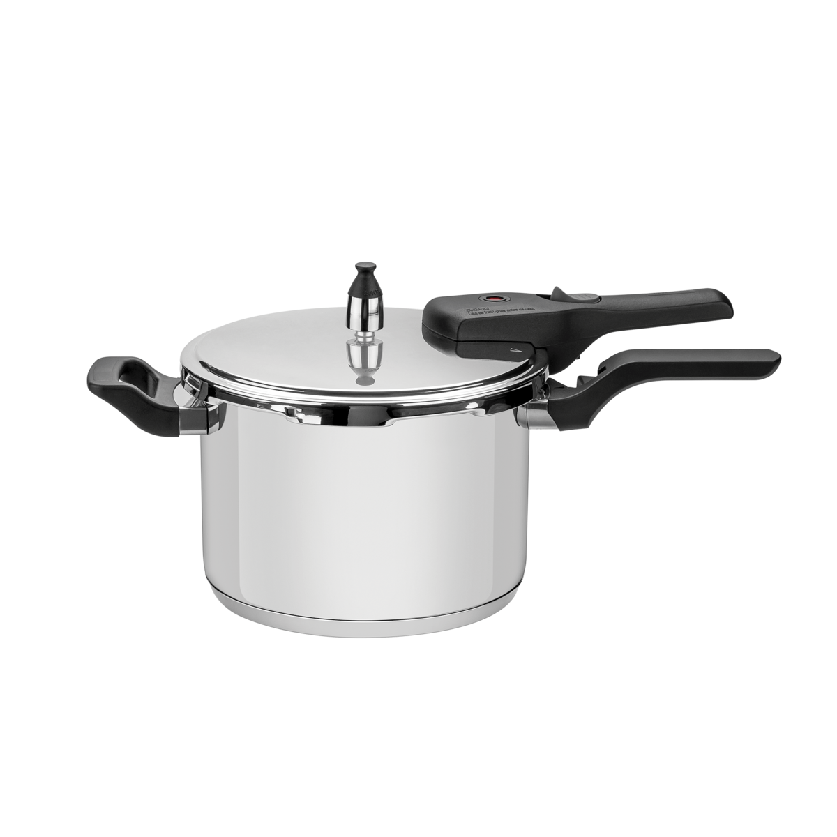 Panela De Pressão Tramontina Brava Em Aço Inox Com Fundo Triplo 20 Cm 4,5 L