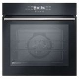 Forno de Embutir Elétrico Electrolux 80L Experience com FoodSensor (OE8EF) - Preto, Convecção, Termômetro de Forno 220V