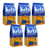 Kit 5 Areia Higiênica Kets Premium Para Gatos 4kg