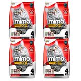 Kit 4 Areia Higiênica Mimo Cat Tradicional 4kg