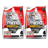 Kit 2 Areia Higiênica Mimo Cat Tradicional 4kg