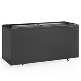 Freezer/conservador Horizontal All Black Ghd-500 Lb Pr - Dupla Ação 500 Litros Led Perimetral - Gelopar 110v Gelopar