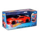 Hot Wheels Carro Turbo Com Luz E Som - Multilaser