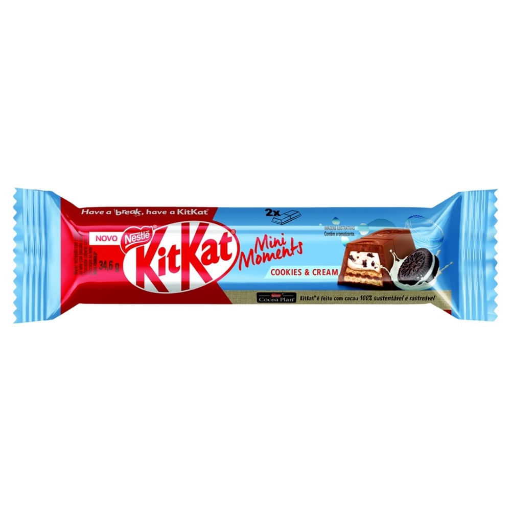 Chocolate Nestlé Kit Kat Mini Moments Cookies E Cream 34,6g