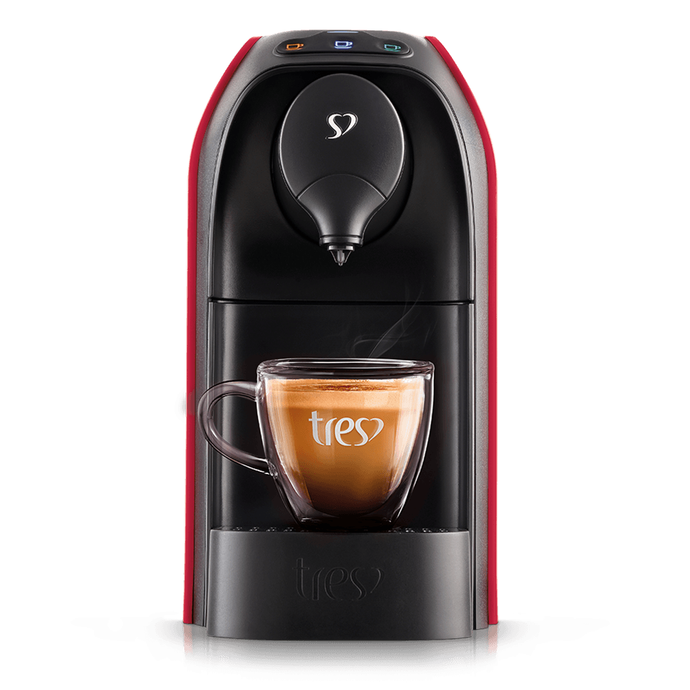 Cafeteira Espresso Passione Vermelha Automática - Tres 3 Corações