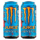 Kit Energético Monster Mango Loco Lata 473ml - 2 Unidades