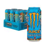 Kit Energético Monster Mango Loco Lata 473ml - 6 Unidades