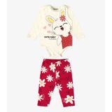 Conjunto Infantil Body Com Legging Rovi Kids Bege G