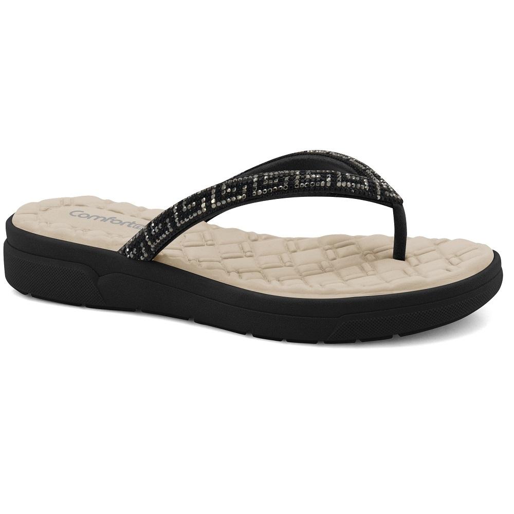 Chinelo Comfortlfex Slip Star Ref 2442331-3 Preto 035