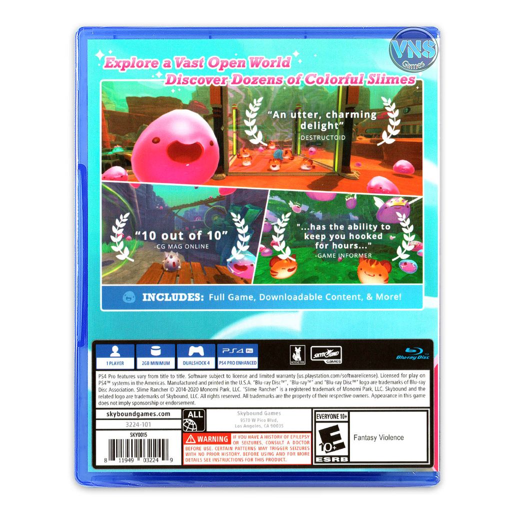 Slime Rancher: Deluxe Edition - PlayStation 4 : : Games e  Consoles