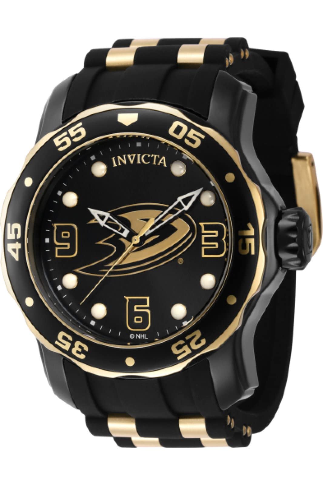 Relógio Masculino Quartz Preto 42mm - Anaheim Ducks Nhl Invicta