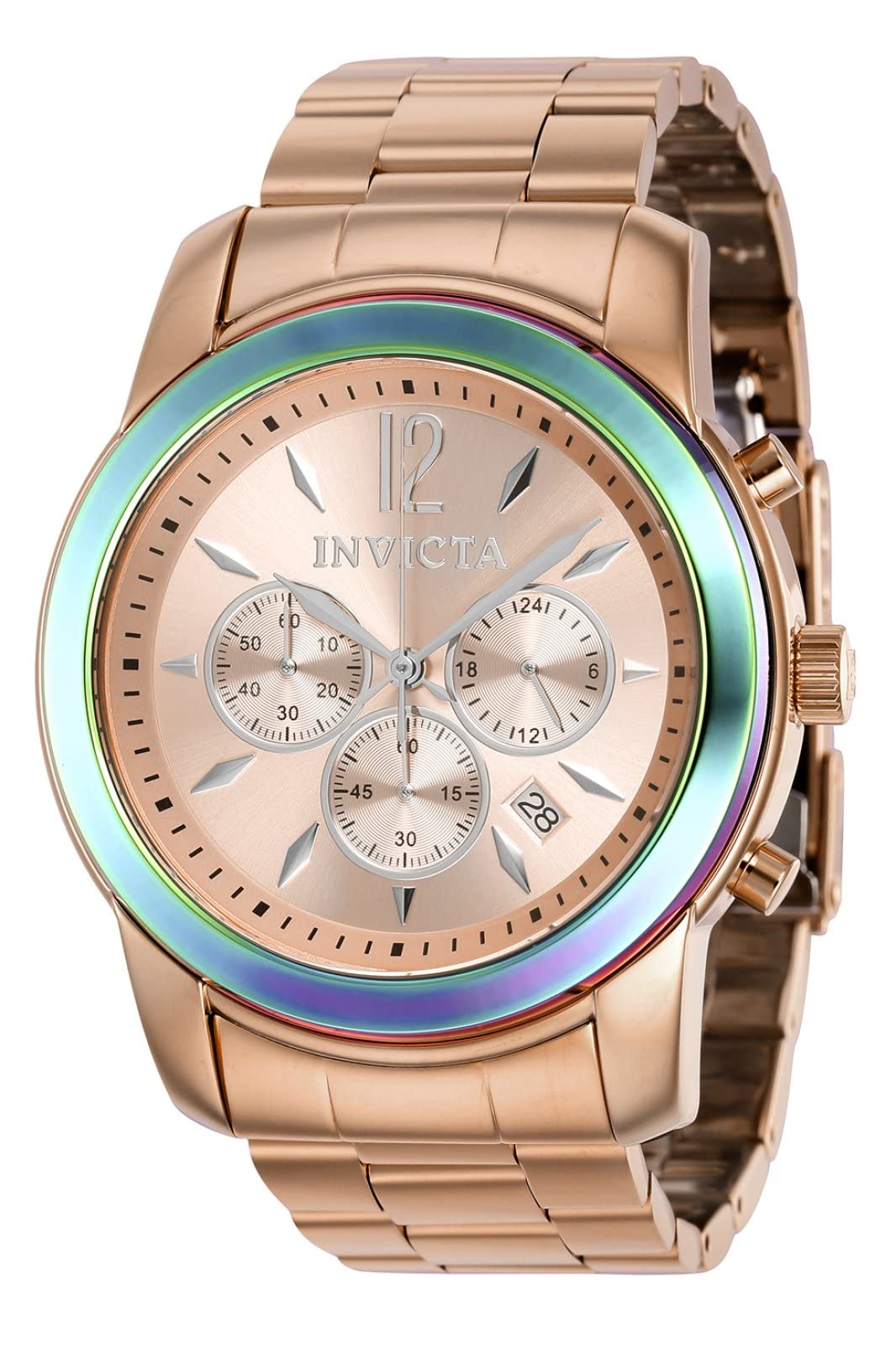 Invicta Specialty Chronograph Quartz Rose Dial Relógio Masculino