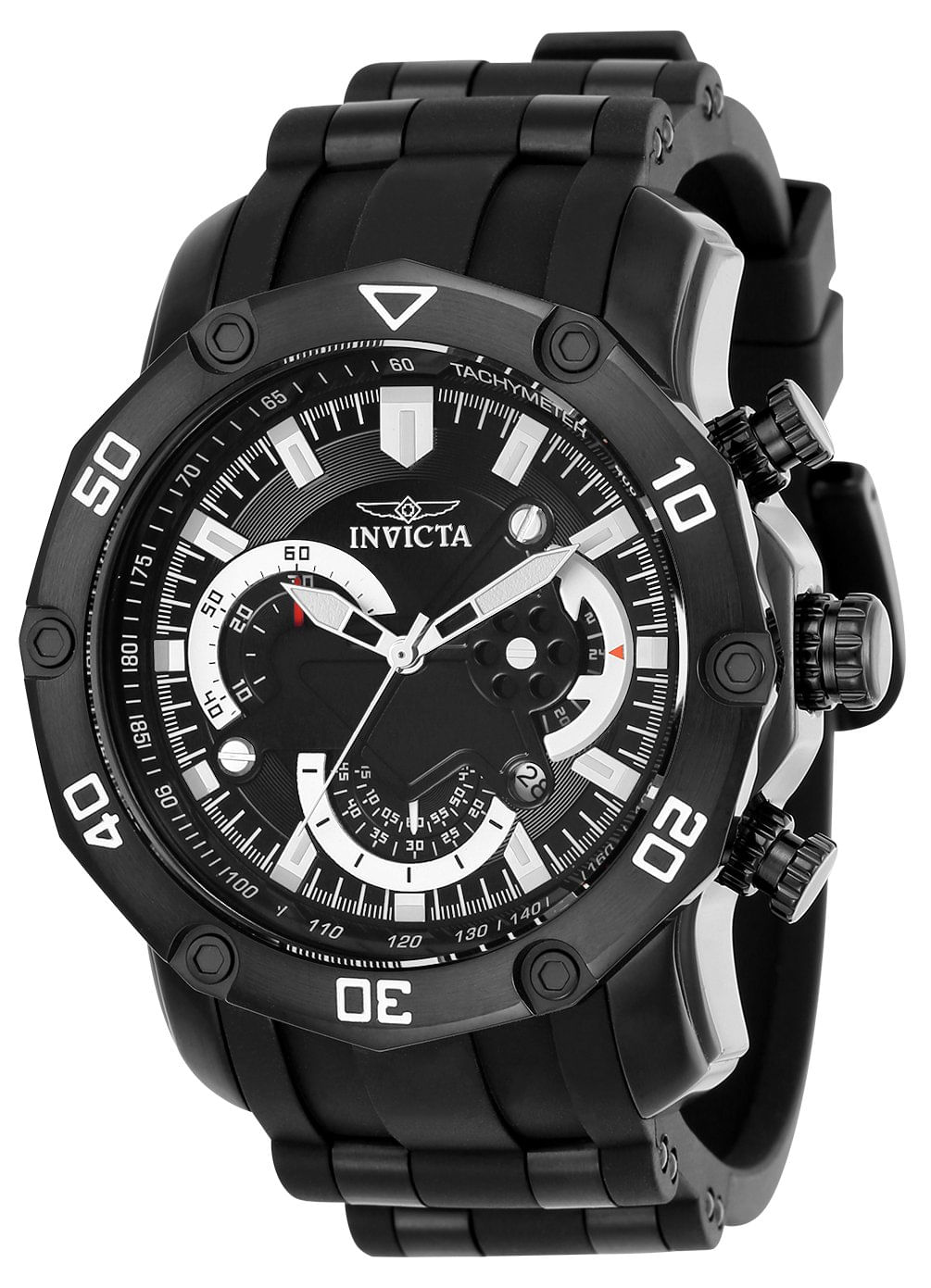 Invicta Masculino 22799 Pro Diver Analog Display Quartzo Preto