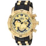 Invicta Masculino 23427 Pro Diver Analog Display Quartzo Preto