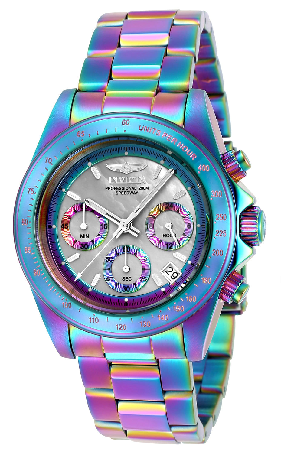 Invicta 23942 Masculino Speedway Mop Dial Pulseira Cronógrafo W