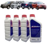 Kit Revisão 4 Litros de Óleo Total 5W30 Sintético + 1 Filtro de Óleo + 1 Filtro de Combustível Spin Onix Cobalt Prisma (2012-2016)