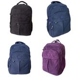 Mochila Meninas Da Escola Saco De Lona Liso Esportes Viagem Bolsa Feminina Bookbag