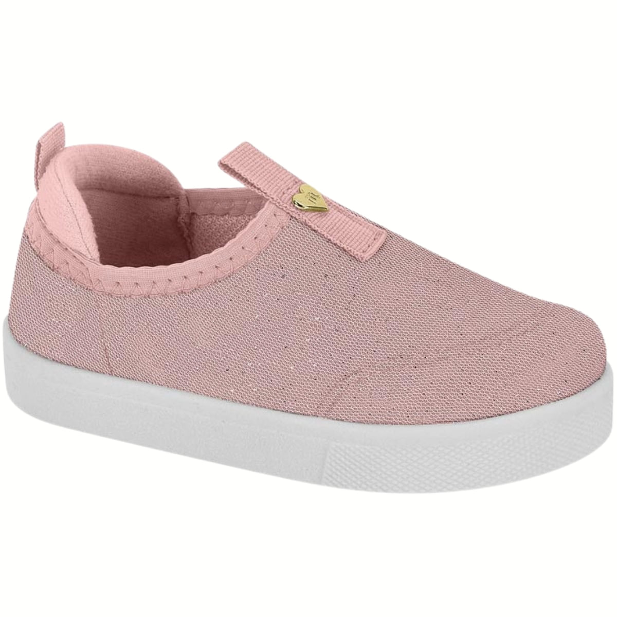 Tênis Infantil Meninas Slip On Conforto Molekinha 2118.570.26700 - Multi Rosa/rosa - 20