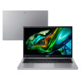 Notebook Acer Aspire 3 A315-24P-R611 AMD Ryzen 5 8GB 256 GB SSD Tela 15.6" LED Windows 11 Home Prata