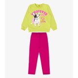 Conjunto Infantil Blusão Com Legging Rovi Kids Verde 6