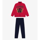 Conjunto Infantil Jaqueta Com Legging Rovi Kids Vermelho 6