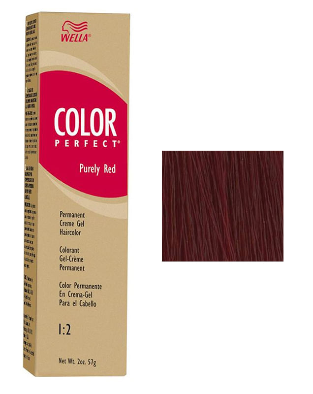 Cor De Cabelo Wella Color Perfect Purely Red Creme Gel 5rr