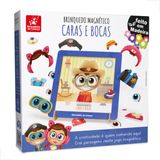 Brinquedo Magnetico - Caras E Bocas  1702 Brincadeira De Crianca