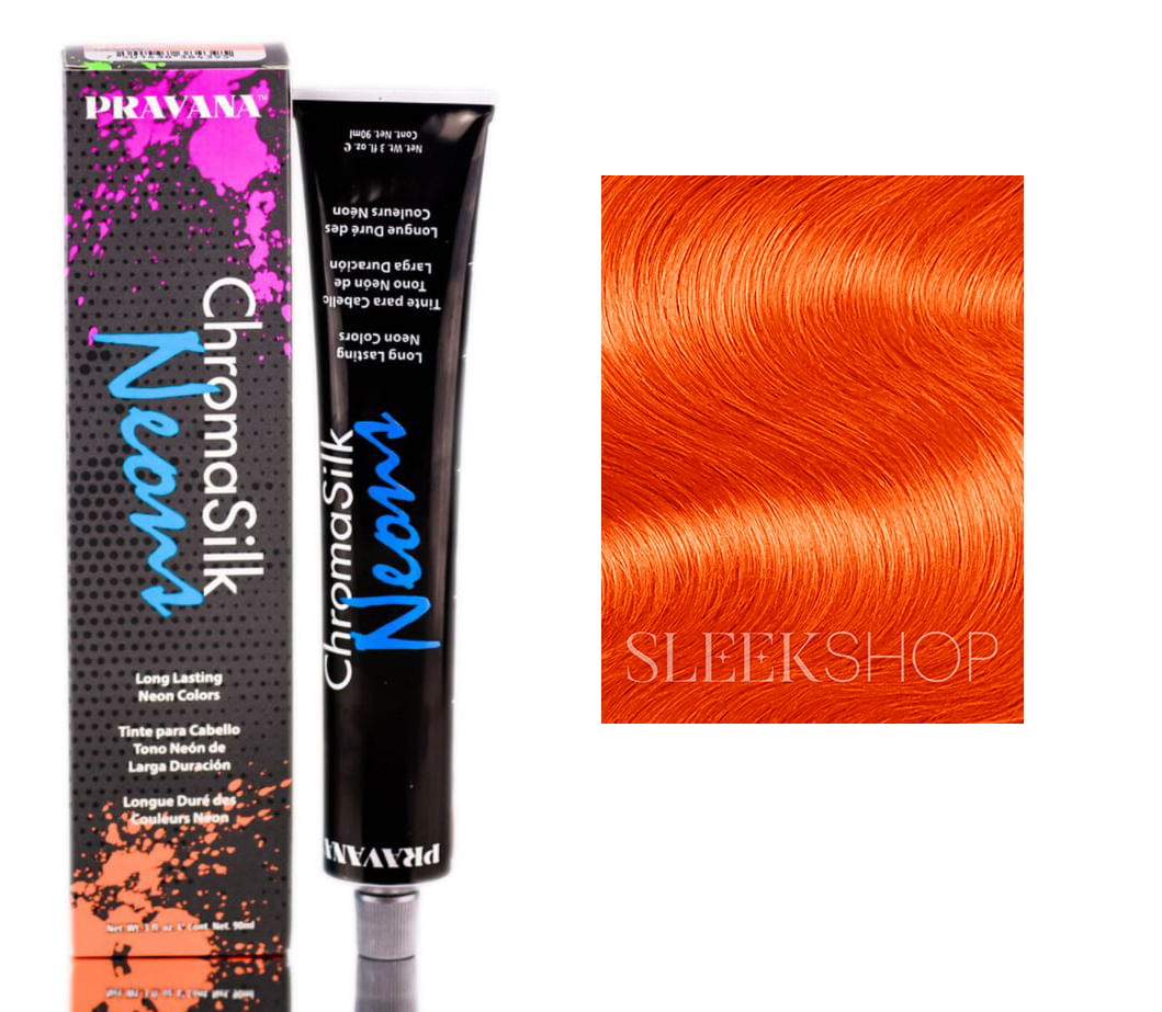 Tintura De Cabelo Pravana Chromasilk Vivids Neons Neon Orang