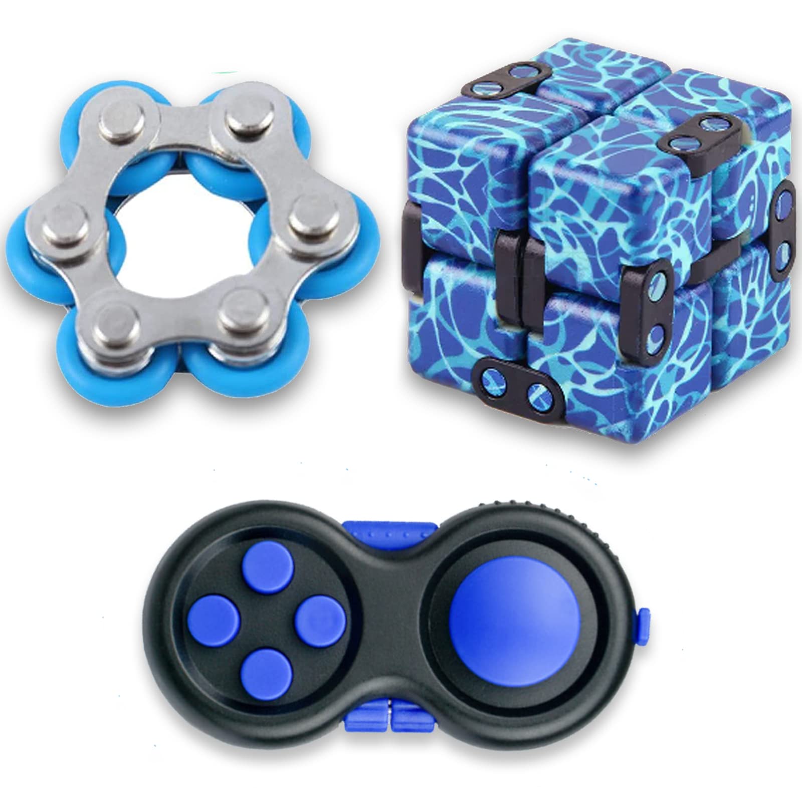 Brinquedo Fidget Infinity Cube Blocks Anzmtosn Para Crianças E Adultos