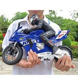 Brinquedo Educacional Zaveiop Para Motocicleta De Controle Remoto Em Escala 1:6