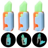 Brinquedo Gravitacional Impresso Em 3d Fidget Toy Olah-olah Luminous (3 Unidades)