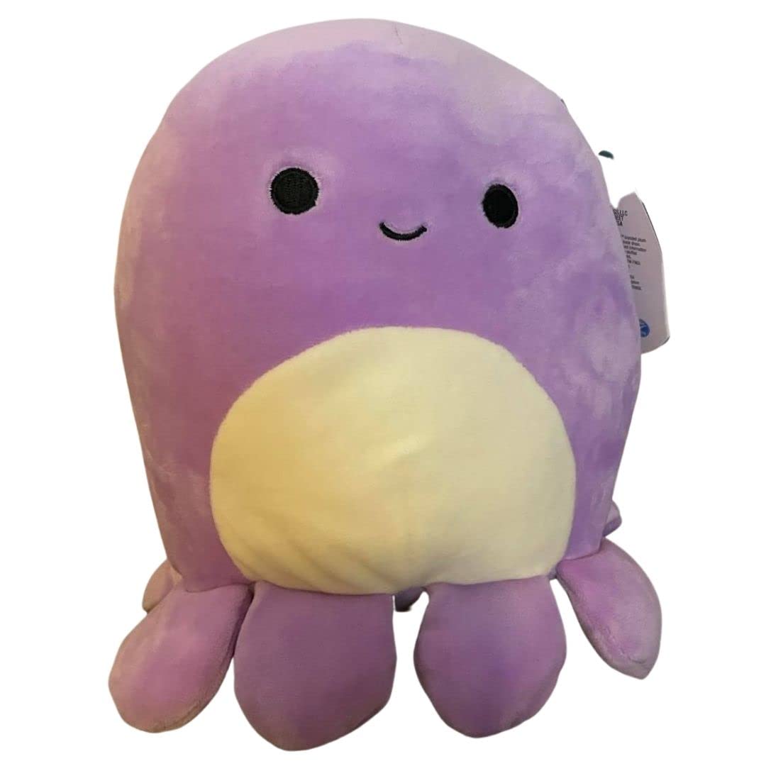 Brinquedo De Pelúcia Squishmallows Kellytoy 7 Animals Violet Octopus