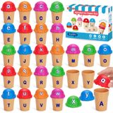 Brinquedo Didático Alphabet Ice Cream Baingesk Com 52 Unidades Para Maiores De 18 Anos