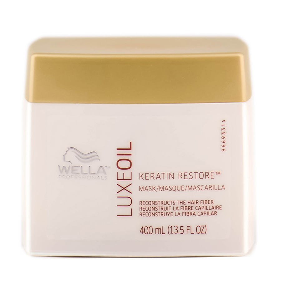 Máscara Capilar Wella Professionals Luxeoil Keratin Restore 400 Ml