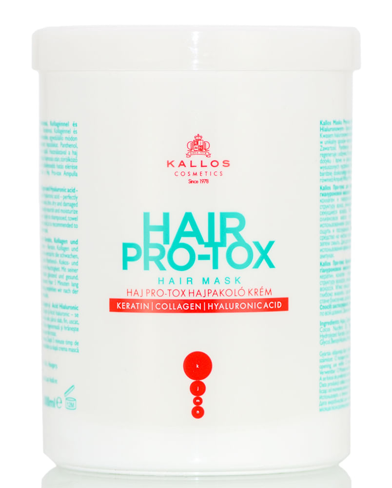 Máscara Capilar Kallos Cosmetics Hair Pro-tox 1l