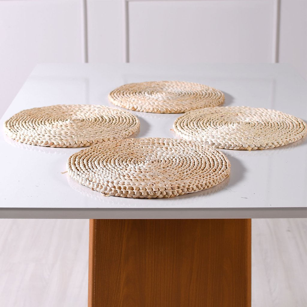 Jogo 30 Americano Fibra Natural Estilo Rústico 38cm