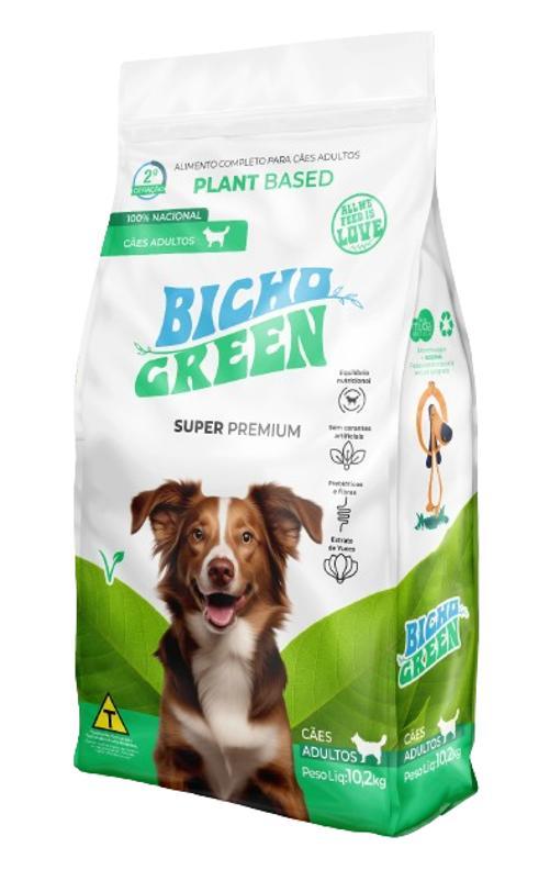 Ração Bicho Green 10,2kg - 100% Vegetal Para Cães