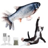 Brinquedo Para Gatos Beewarm Flopping Fish Moving Fish Com Catnip Para Gatos