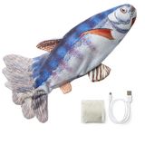Brinquedo Elétrico Floppy Fish Cat Le Sure Para Gatos Domésticos Com Gato