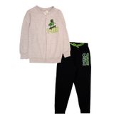 Conjunto Moletom Masculino Infantil Jaqueta E Calça Felpudo