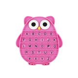 Letras Do Alfabeto Sensorial Passec Pop Bubble Fidget Owl