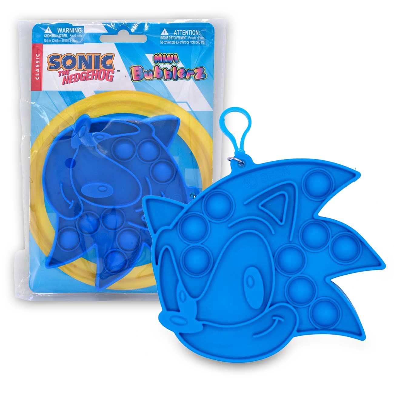 Cabide De Mochila Just Toys Llc Sonic The Hedgehog Bubblerz