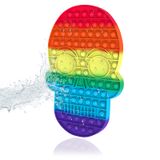 Brinquedo Bubble Pop Fidget Whpxjy Skull Halloween, Anti-ansiedade
