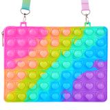 Bolsa Escolar De Silicone Fidget Purse Ferenala Girls Rainbow